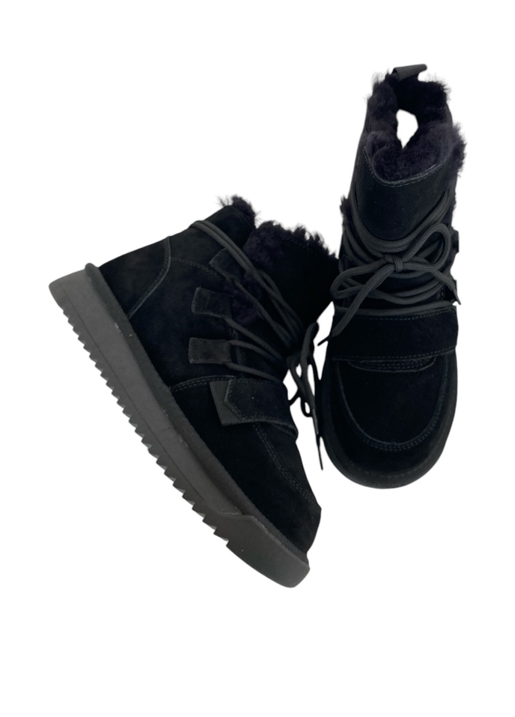 Зимние ботинки Cailaste без декора из натуральной замши