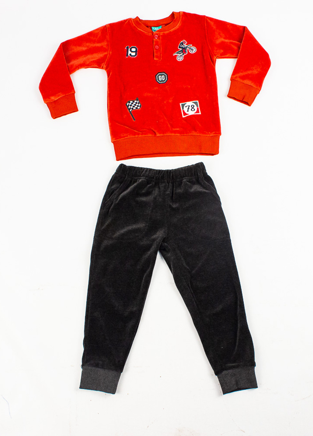 Комбинированная всесезон пижама (свитшот, брюки) свитшот + брюки ELSIMA