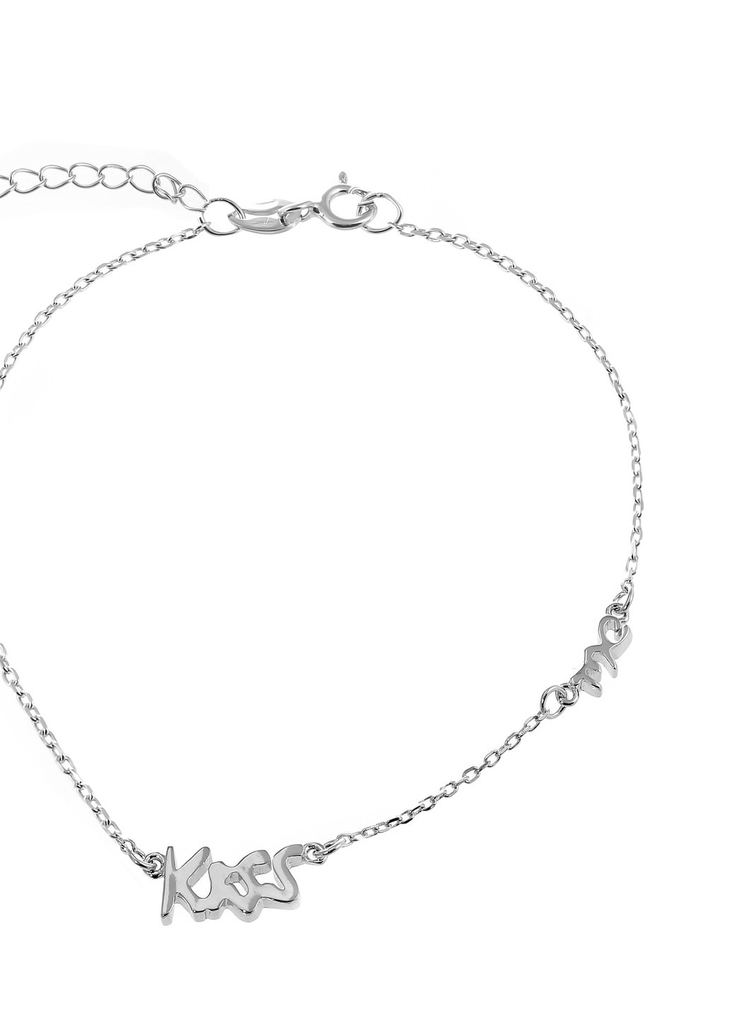 Браслет, серебро "Kiss me" Silvex925 (223333696)