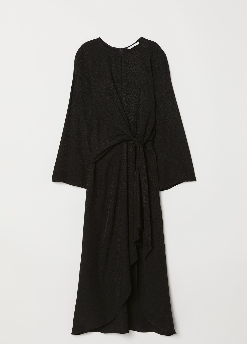 Черное кэжуал платье H&M однотонное