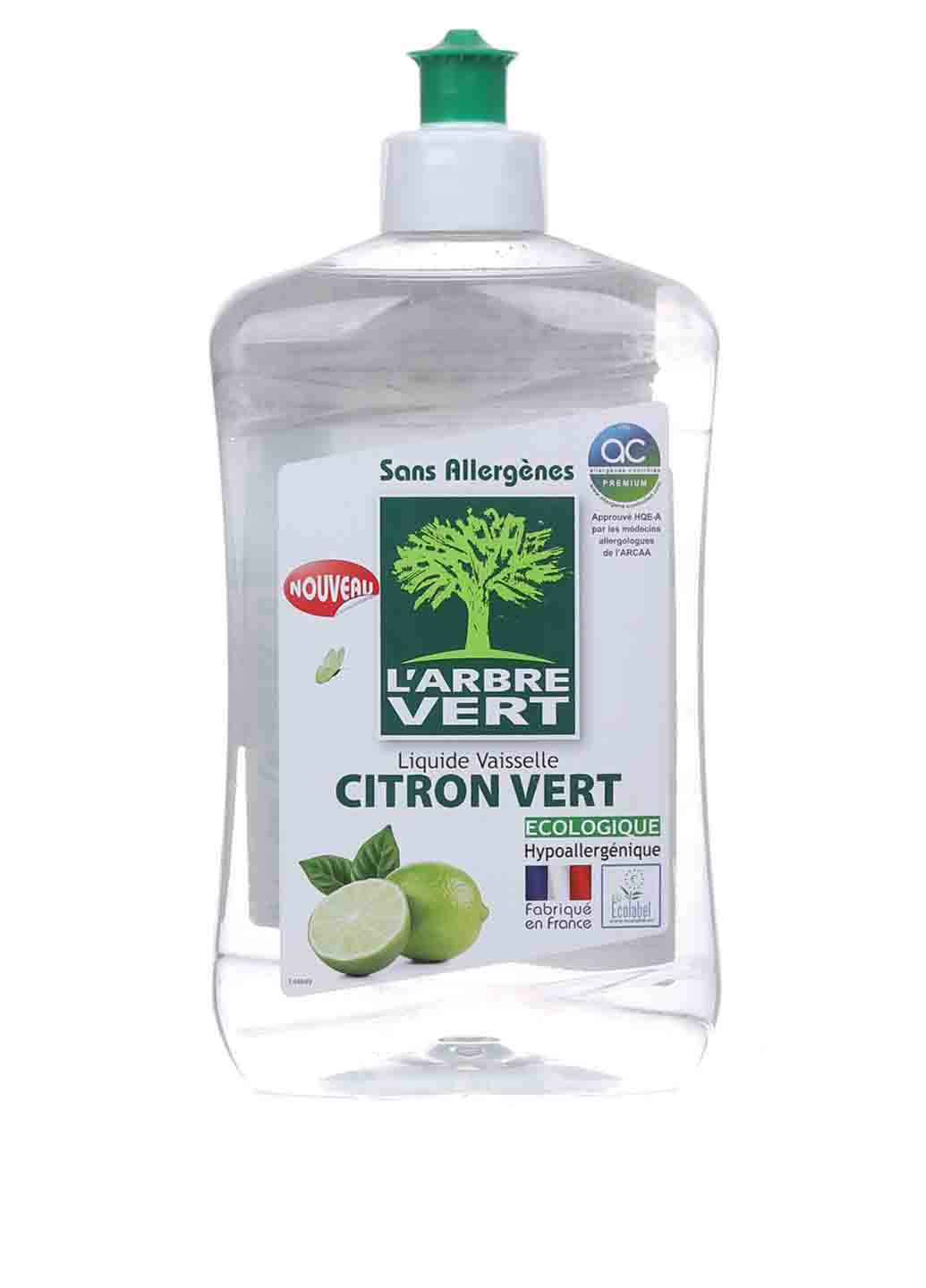 Жидкость для мытья посуды "Лайм" 500 мл L'arbre Vert (11909946)