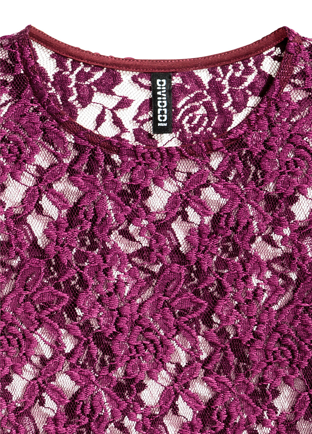 Сливовая демисезонная блуза H&M