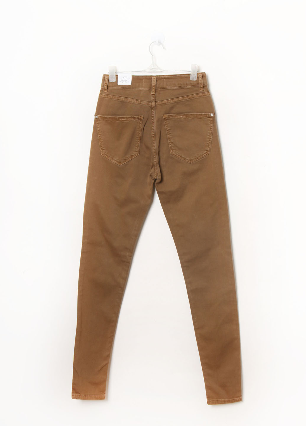 Светло-коричневые демисезонные зауженные джинсы MNG