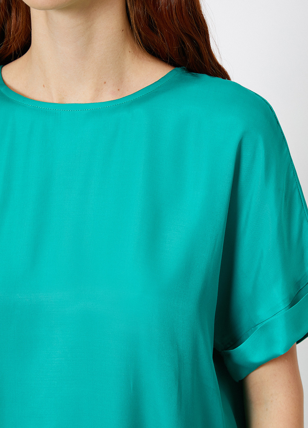 Бирюзовая блуза KOTON