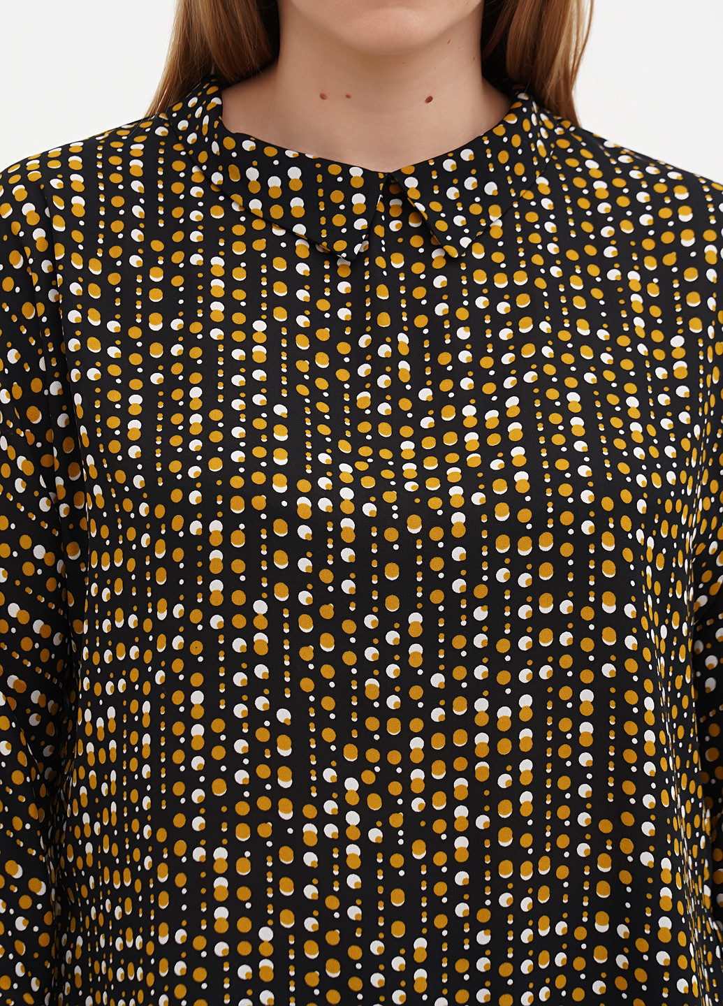 Гірчична блуза Sassofono