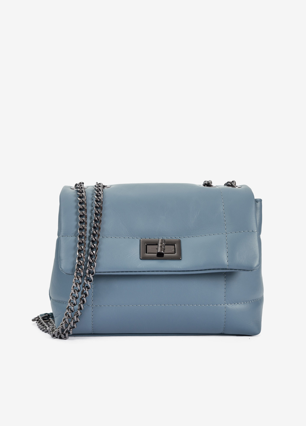 Сумка женская кожаная на цепочке кросс-боди маленькая Сrossbody Nappa Regina Notte (253779281)