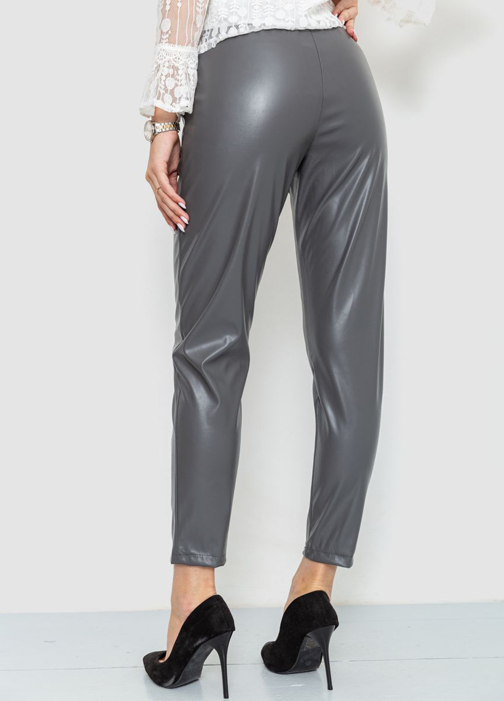 Серые кэжуал демисезонные укороченные брюки Ager
