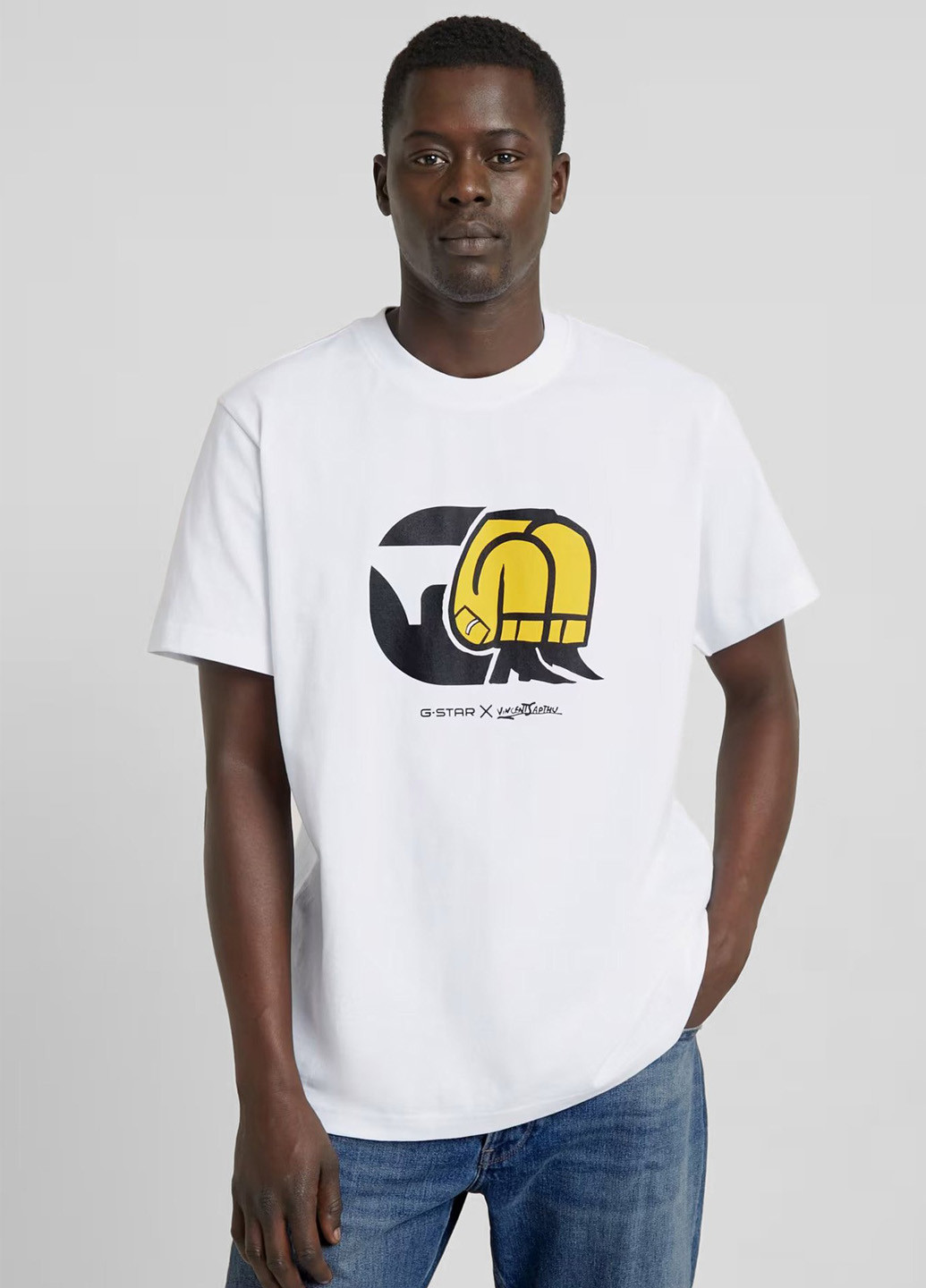 Белая футболка G-Star Raw