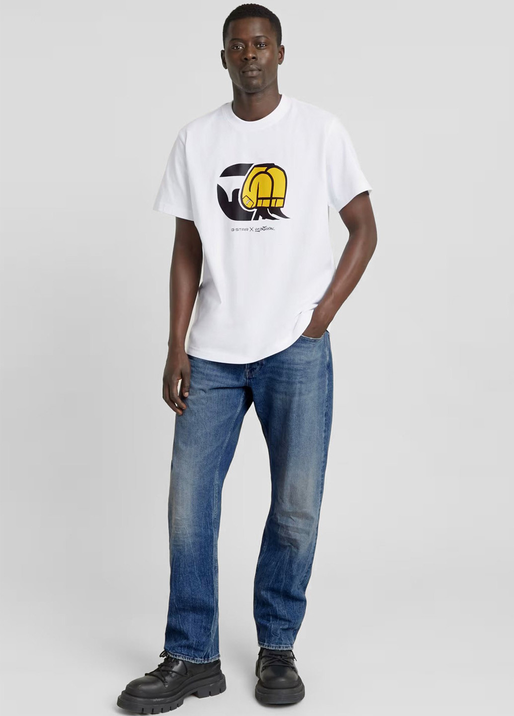 Белая футболка G-Star Raw