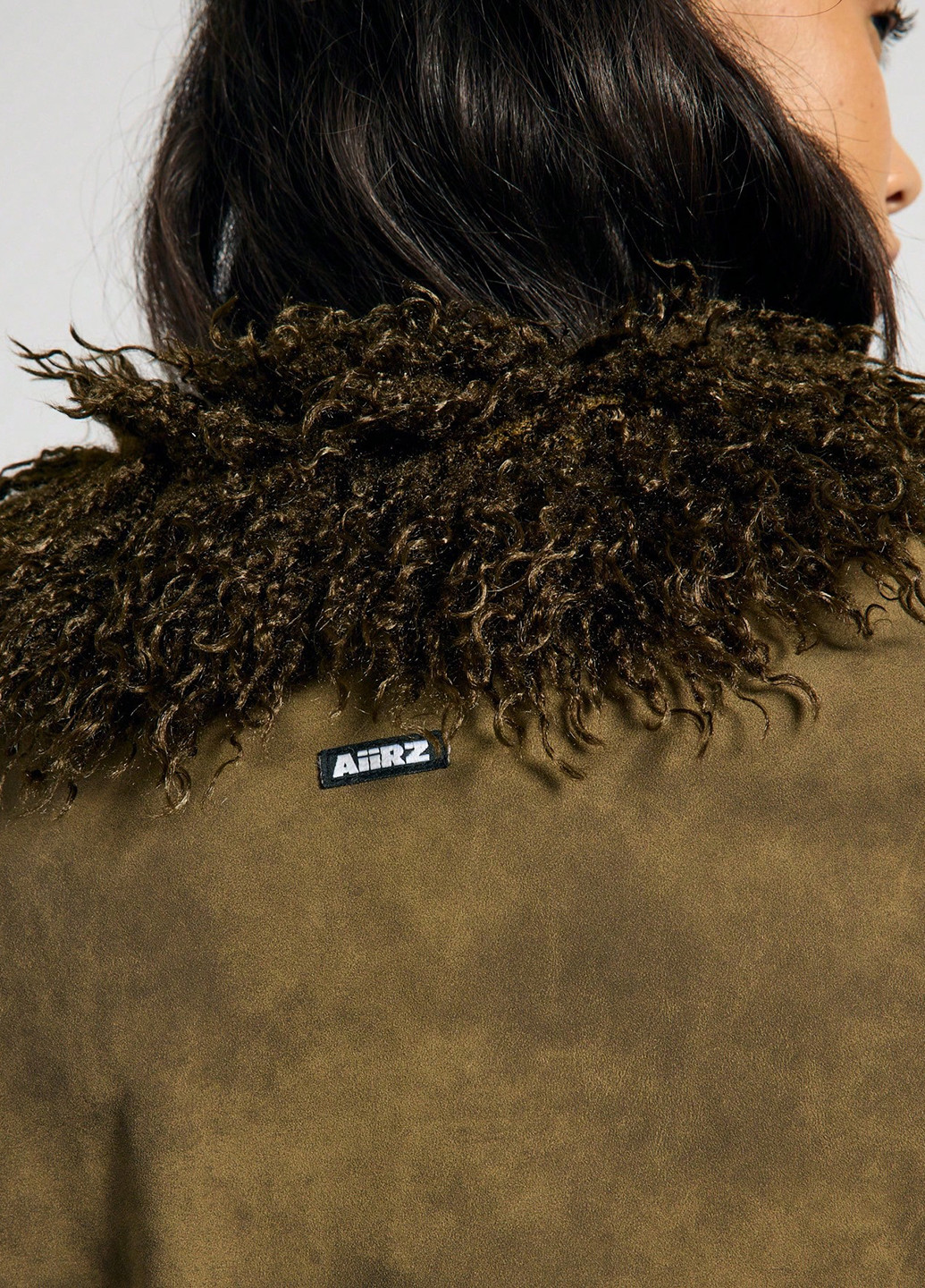 Комбинированное Кэжуал полупальто SHEIN однотонное