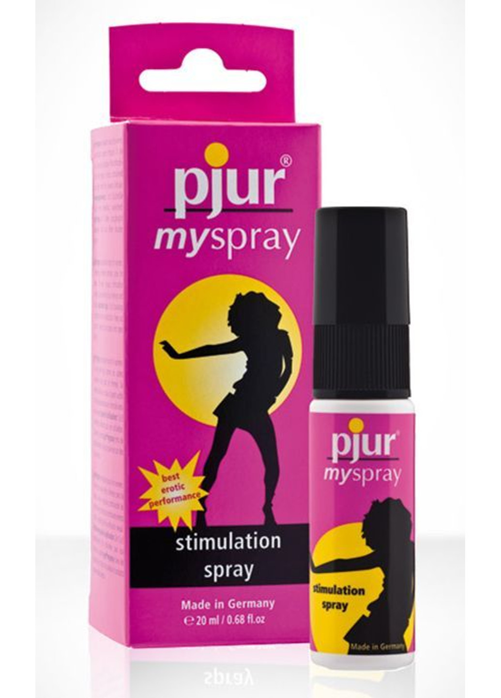 Хвилюючий спрей для жінок My Spray 20 мл з екстрактом алое Pjur (251864347)