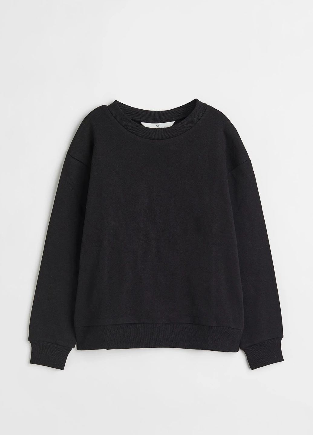 H&M світшот фліс,чорний, divided чорний