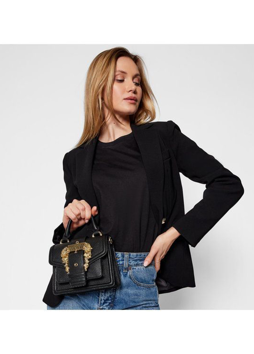 Сумка Couture E1VWABF3 Черный Versace Jeans (266415521)
