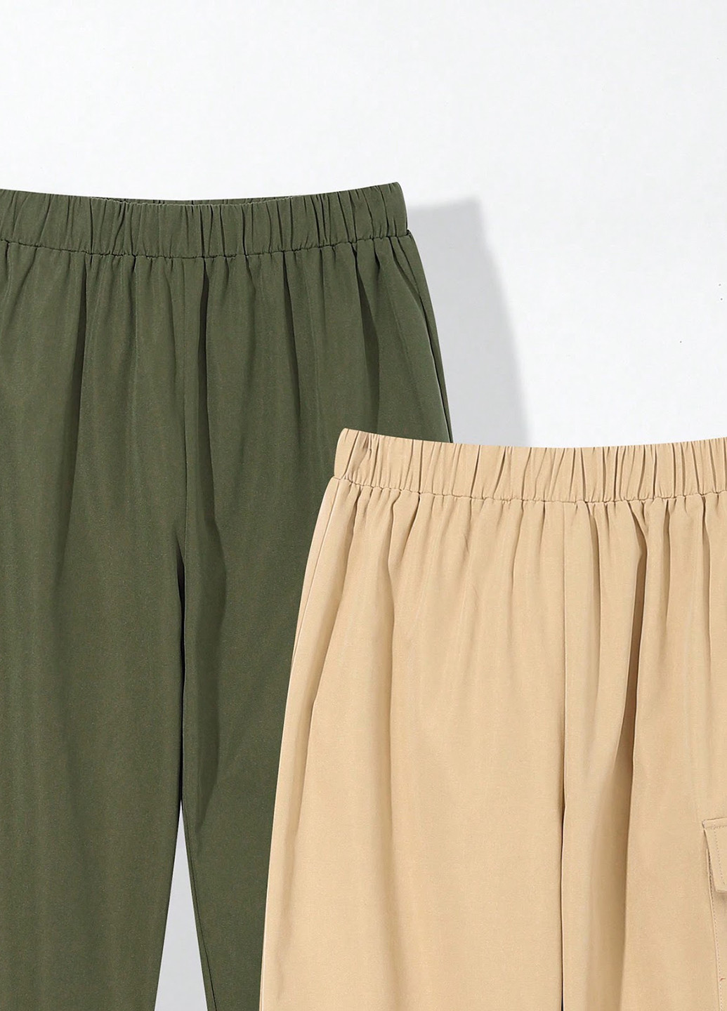 Комбинированные кэжуал демисезонные брюки джоггеры, карго SHEIN