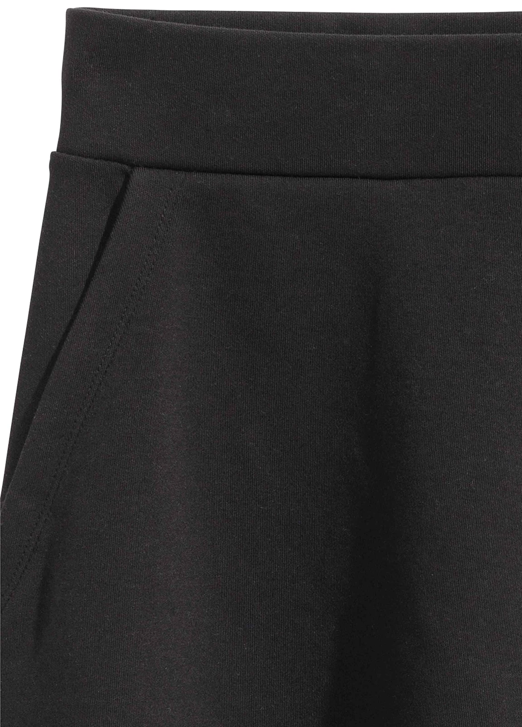 Черная кэжуал юбка H&M