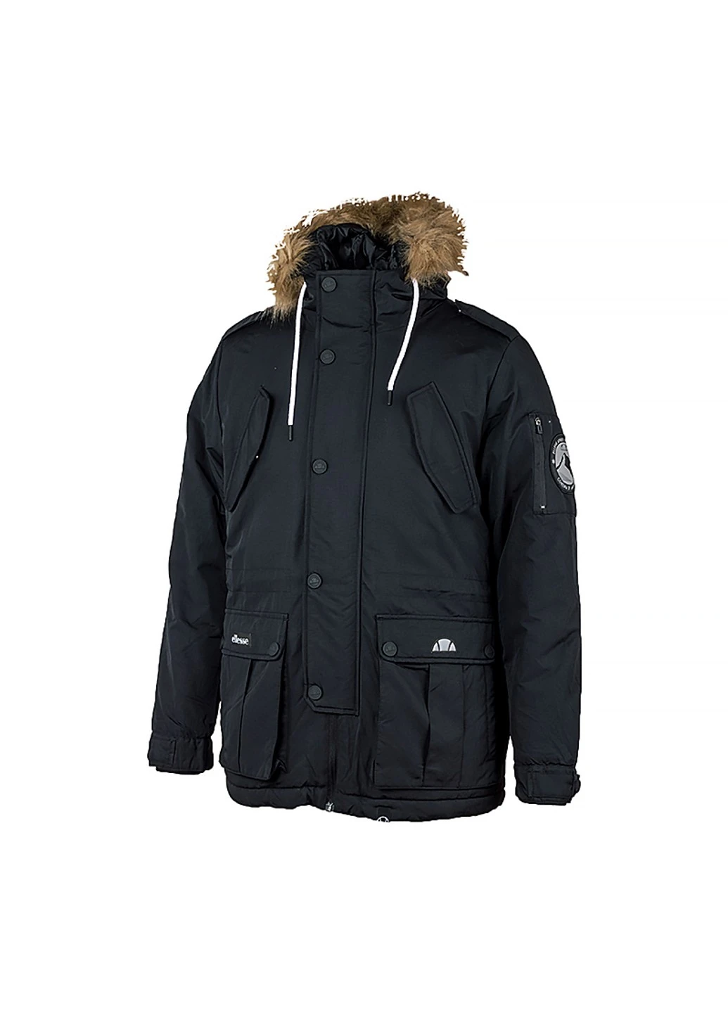 Чорна зимня куртка polter Ellesse