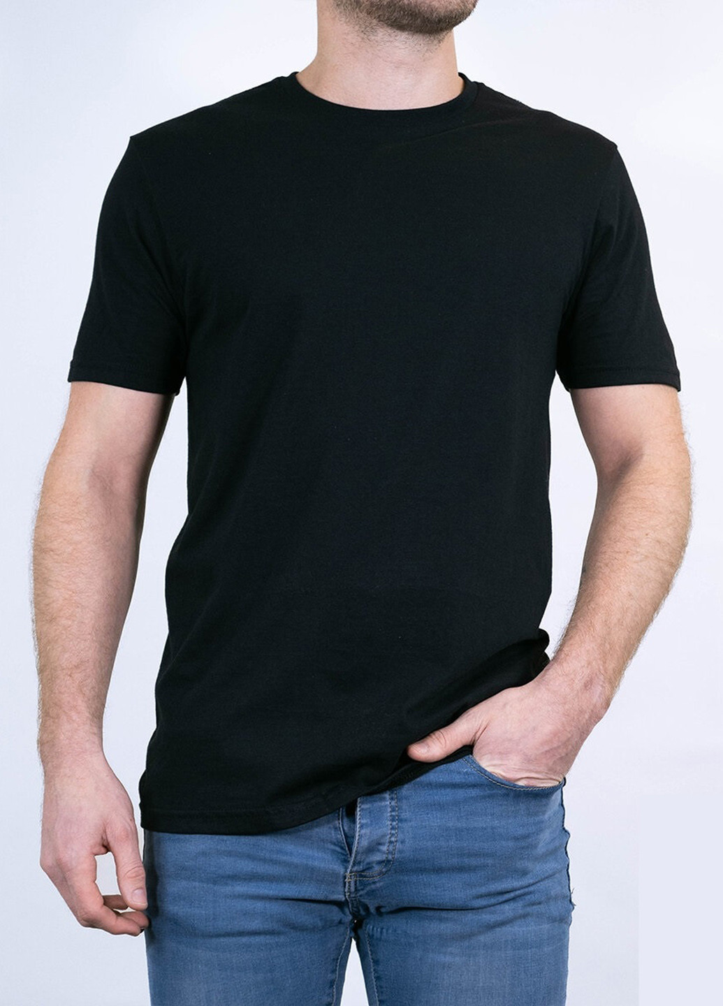 Чорна футболка Gildan