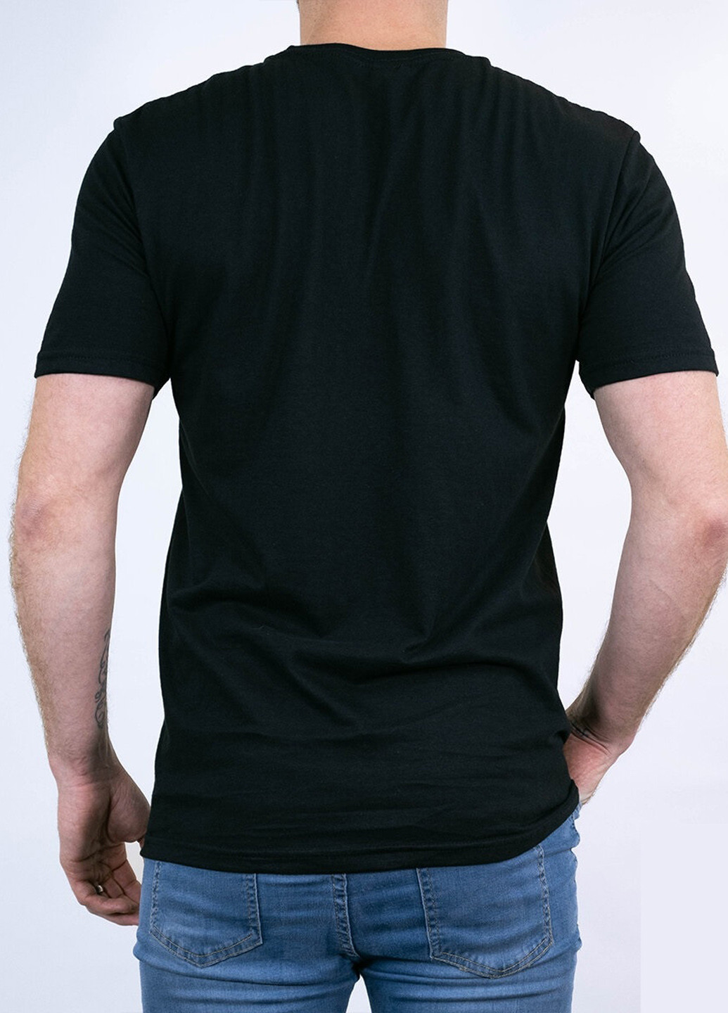 Чорна футболка Gildan