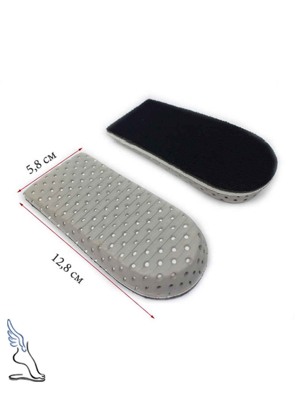 Напівустілки для збільшення зросту на 2 см 5.8х12.8см No Brand (251143874)