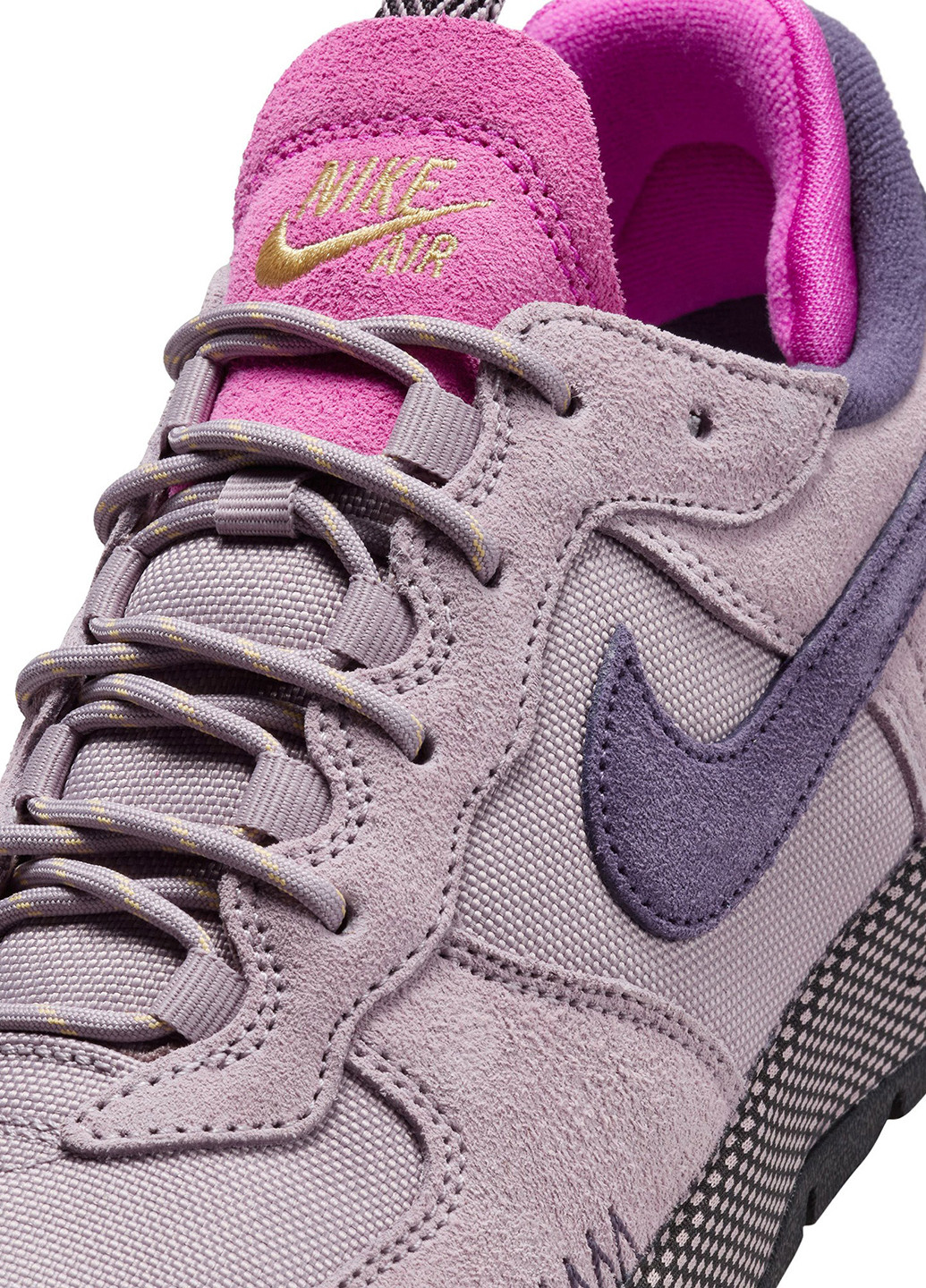 Кроссовки Nike AIR FORCE 1 WILD сиреневые демисезоны (329148488)