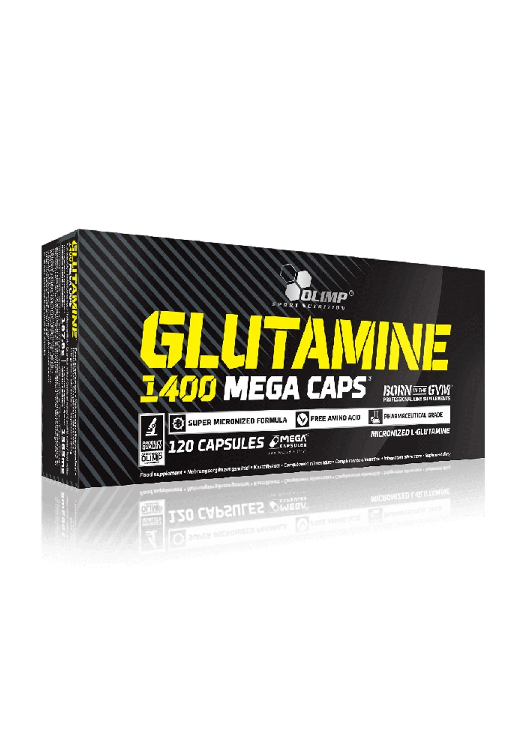 Глютамін L-Glutamine 1400 Mega Caps (120 капс) олімп мега капс Olimp (255363632)