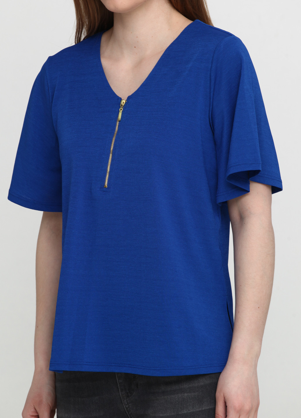 Синя літня блуза Madoc