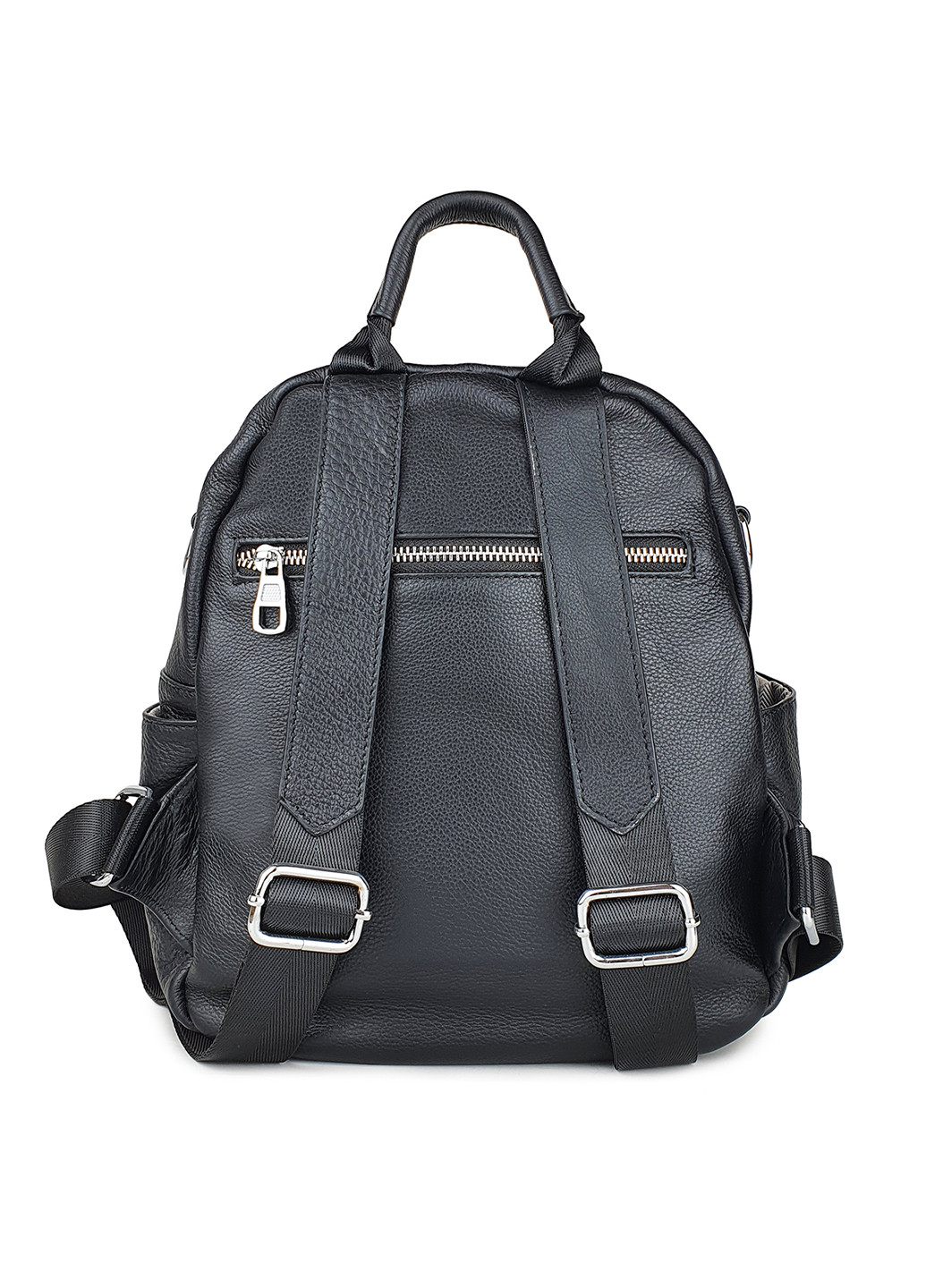 Модный сумка-рюкзак женский кожаный черный Fashion (251864384)
