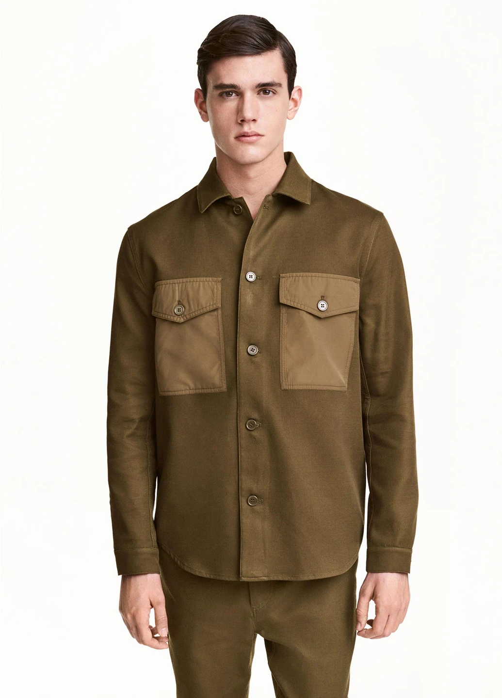 Оливковая (хаки) вітровка,хакі, H&M
