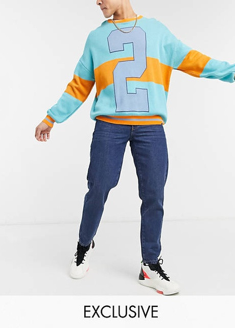 Джинси злегка завужені Collusion x003 1893793 Blue (253636916)