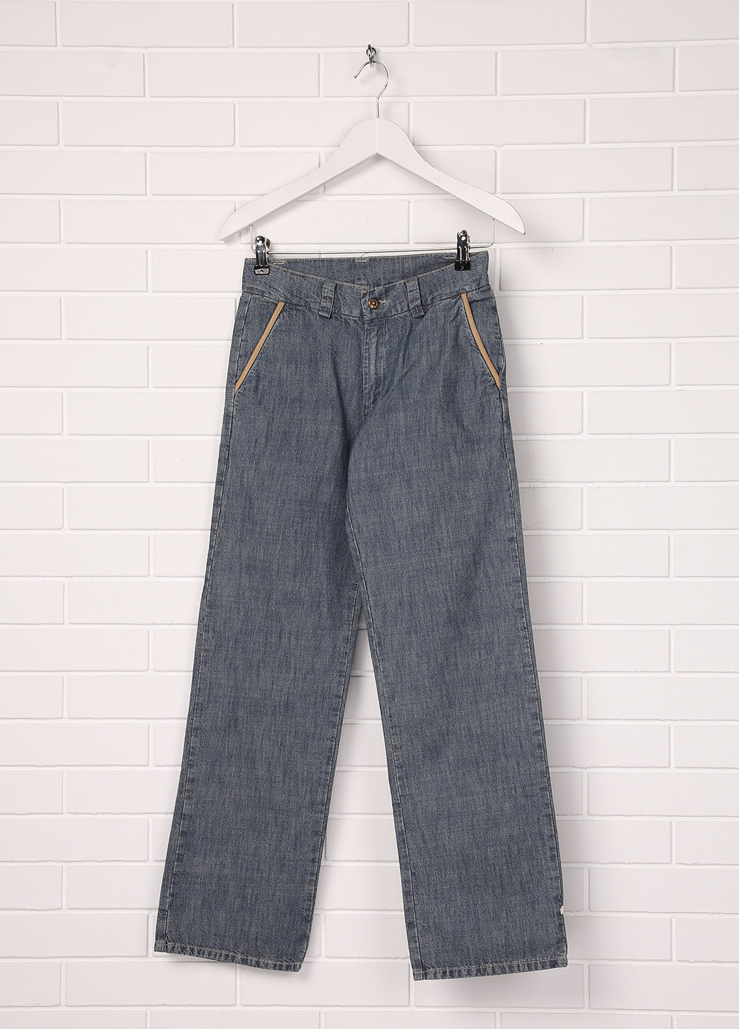 Джинсовые джинсовые демисезонные брюки со средней талией Iceberg