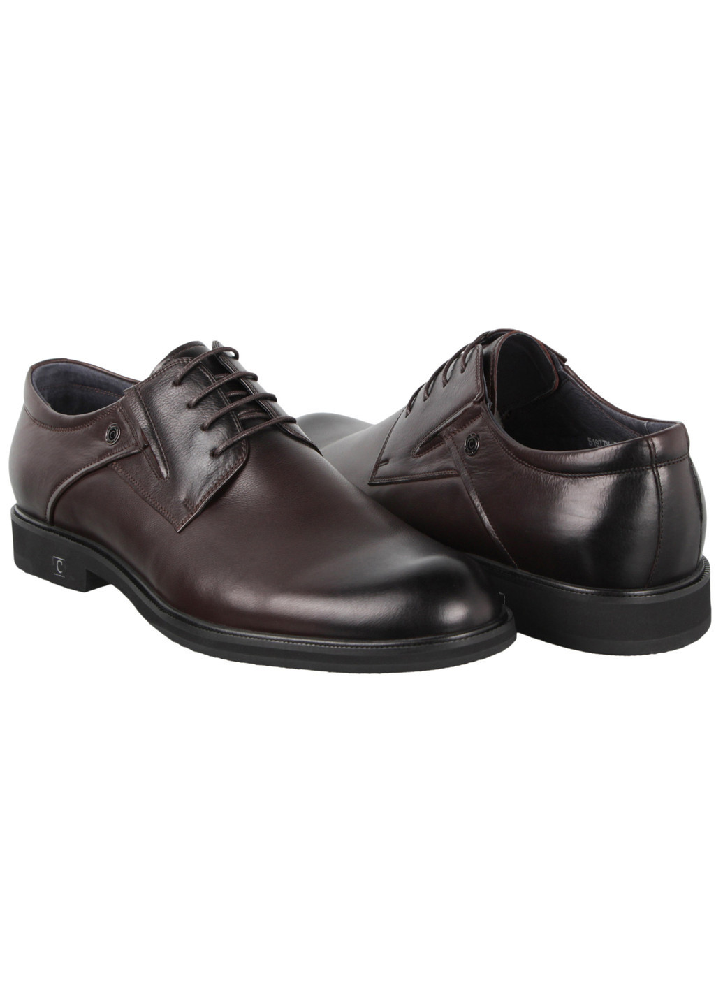 Коричневые мужские классические туфли 198047, коричневый, 45, 2999860531312 Cosottinni на шнурках
