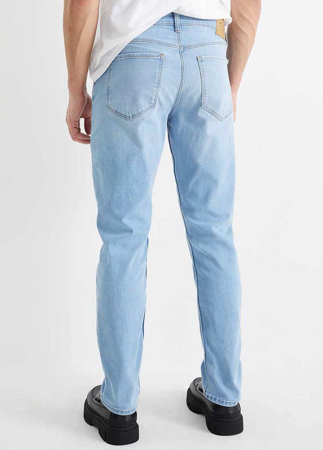 Светло-голубые демисезонные слим джинсы C&A