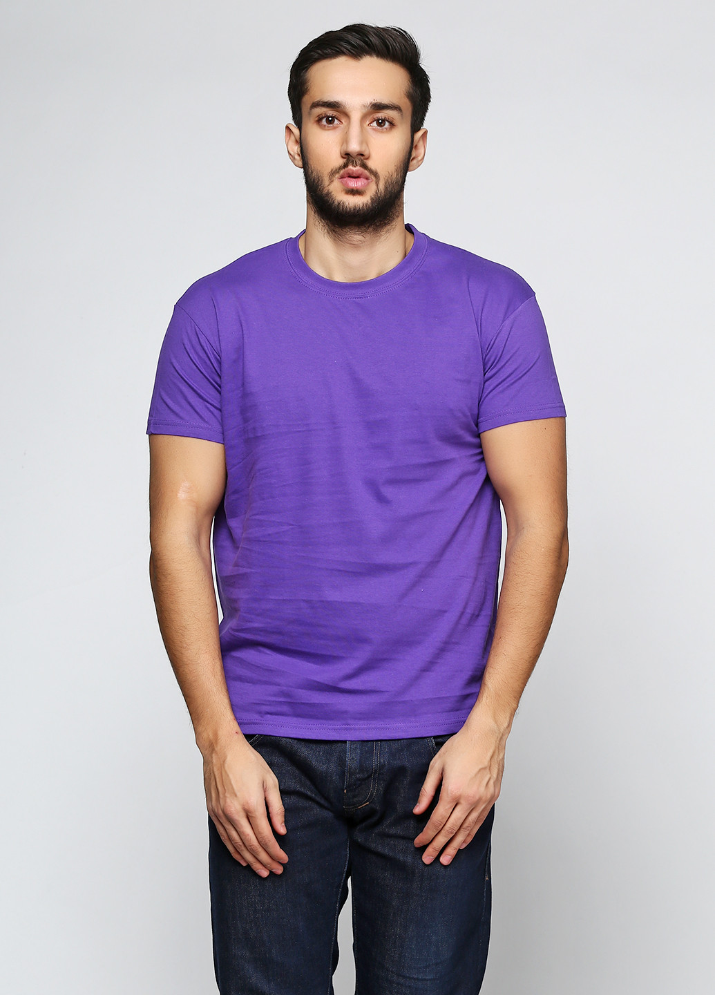 Темно-фиолетовая футболка Sol's