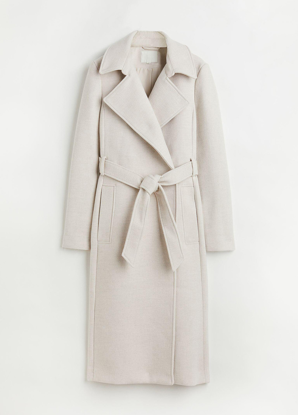 Светло-серое демисезонное Пальто H&M