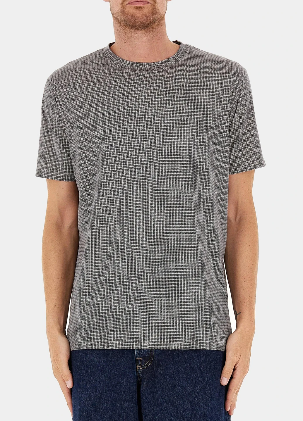 Серая футболка Armani Exchange
