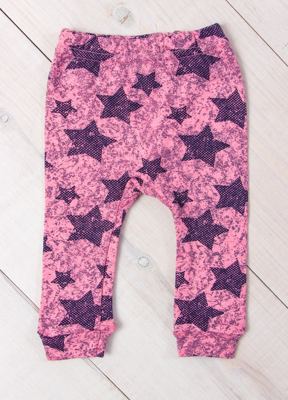 Носи своє гамаши для девочки звезды розовый повседневный трикотаж производство - Украина