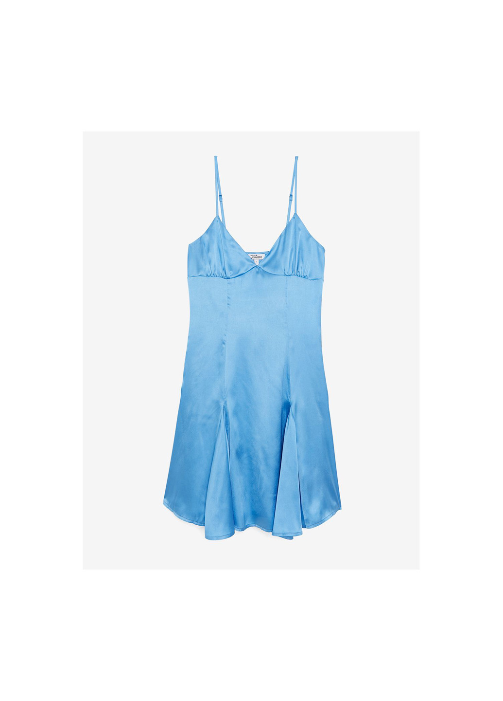 Морской волны кэжуал платье клеш Jennyfer однотонное