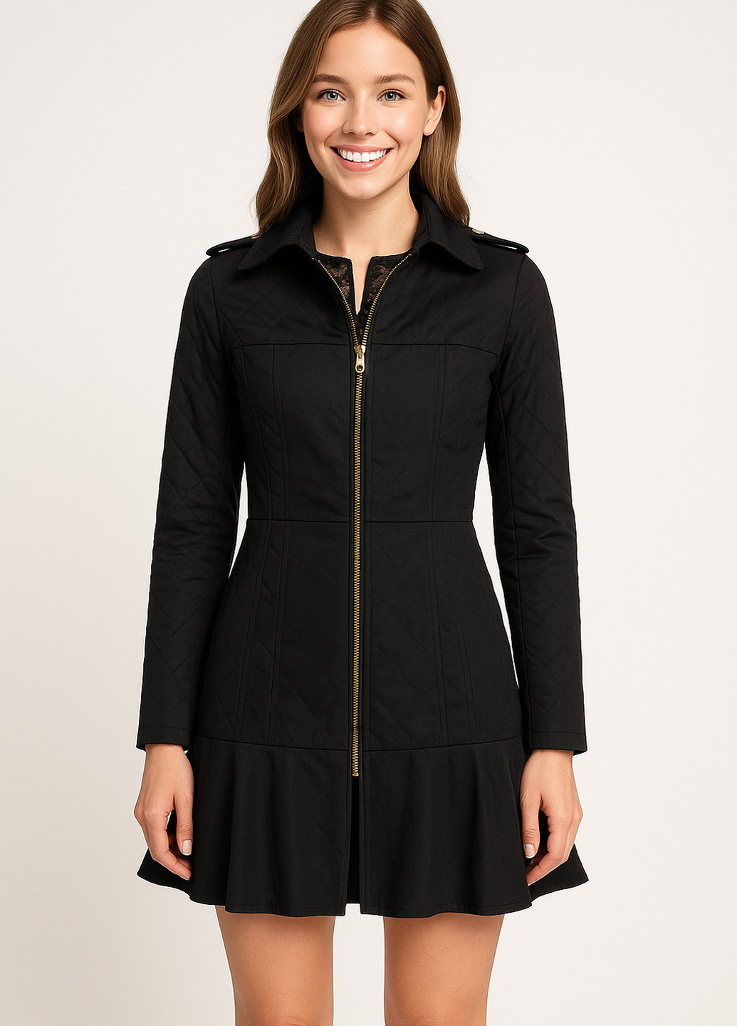 Плащ Sassofono тренчкот на блискавці демісезон (367589379)