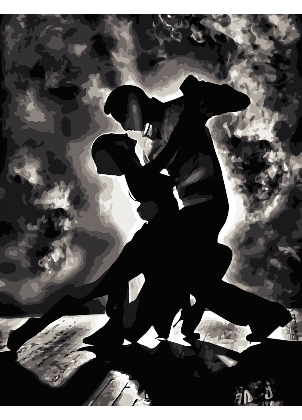 Картина по номерам "Пристрасний танець" 50х65 см ArtStory (250449426)