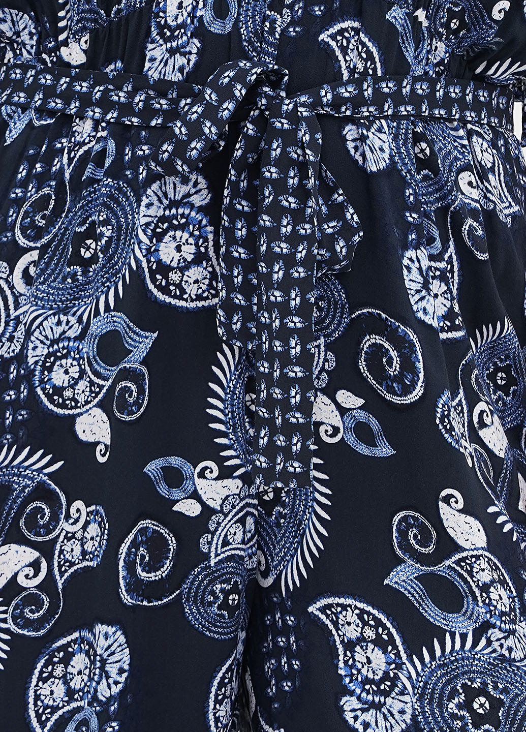Комбінезон Orsay комбінезон-брюки турецькі огірки темно-синій кежуал віскоза