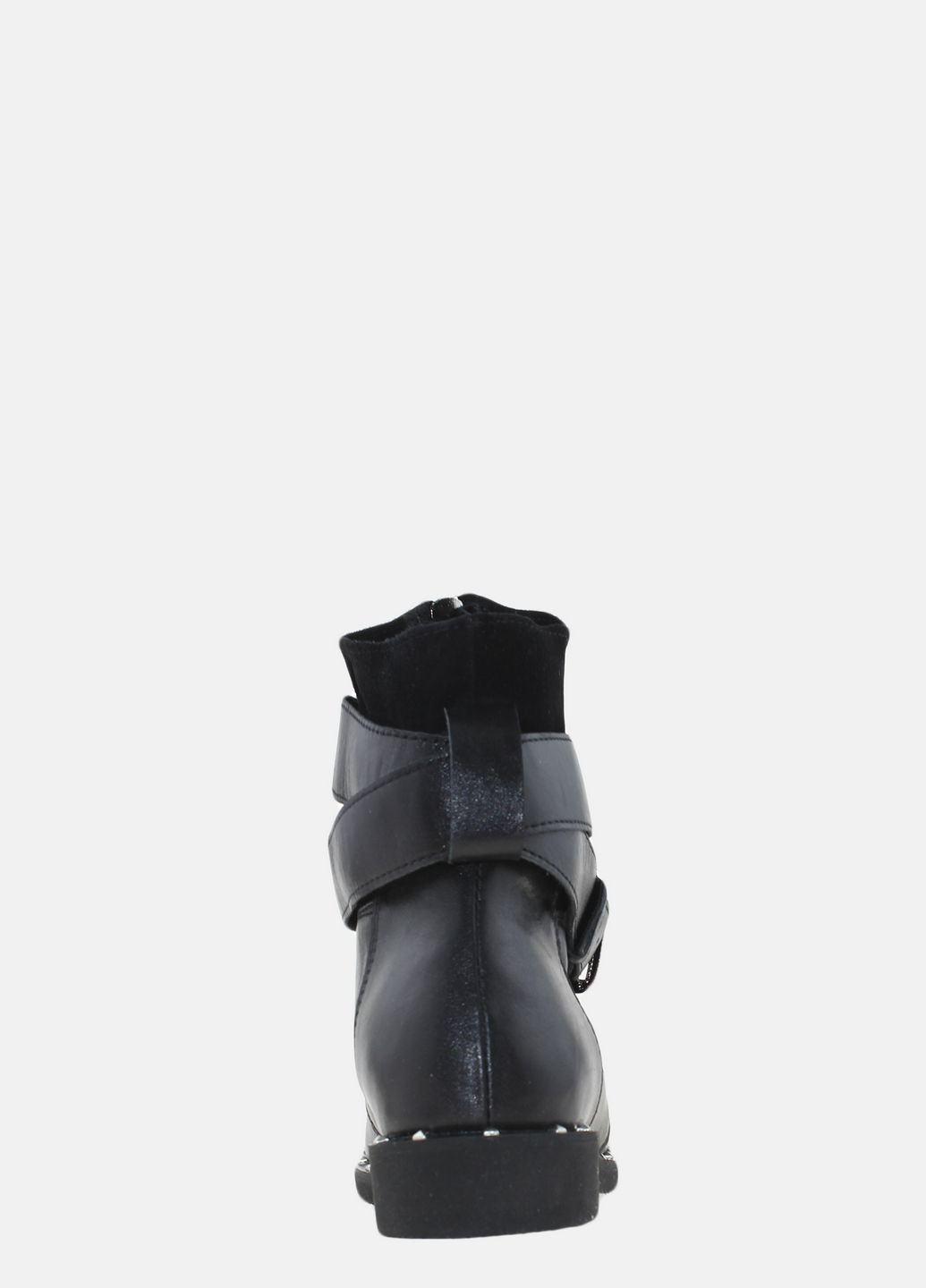 Осенние ботинки r1263 черный Prellesta из натуральной замши