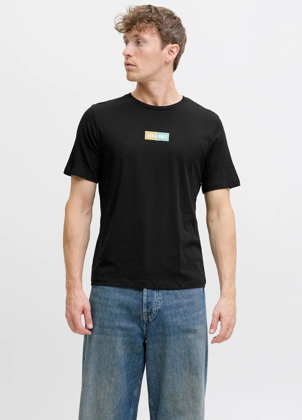 Чорна футболка Jack & Jones