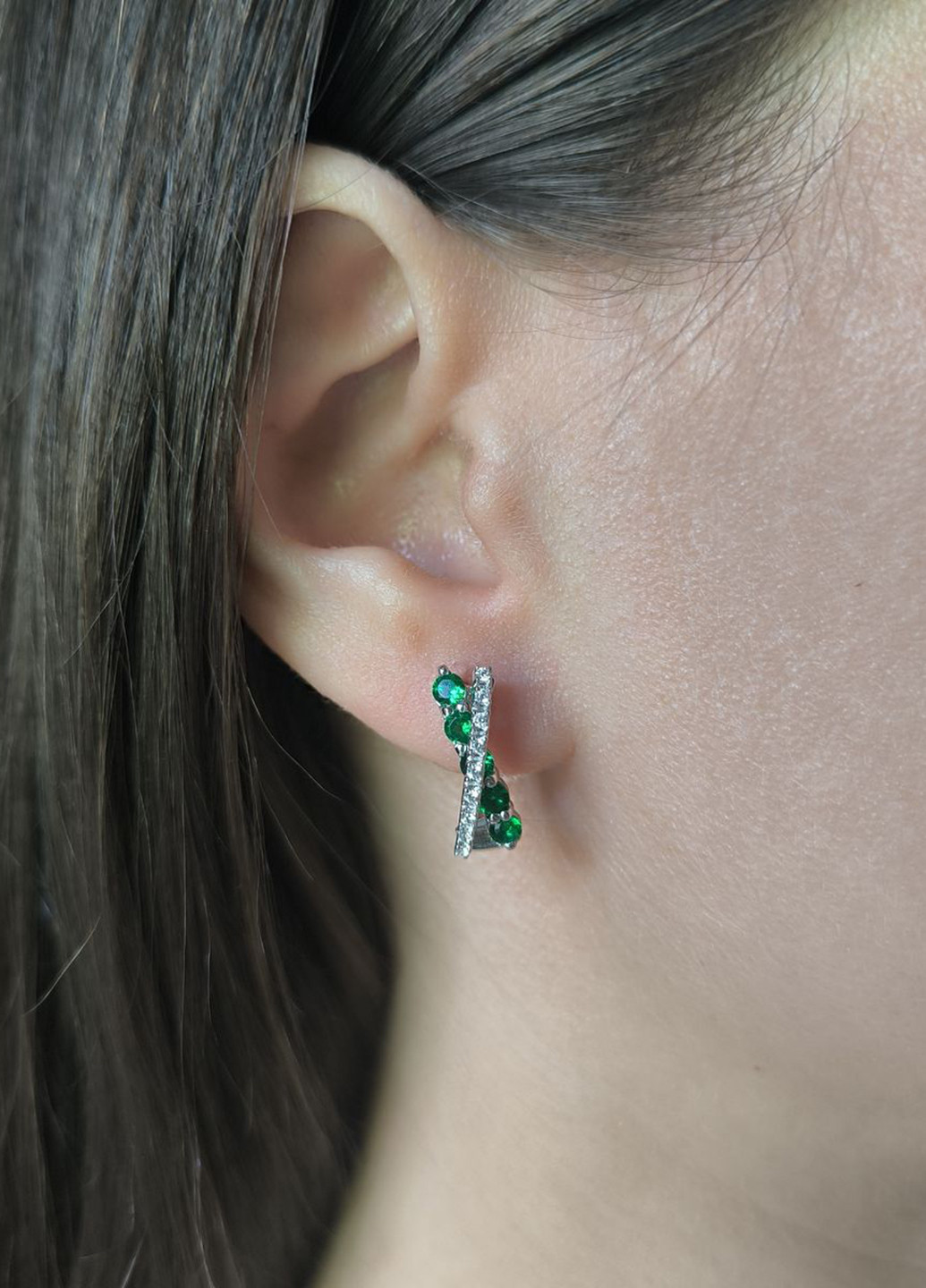 Серьги Silver Flame (353782464)