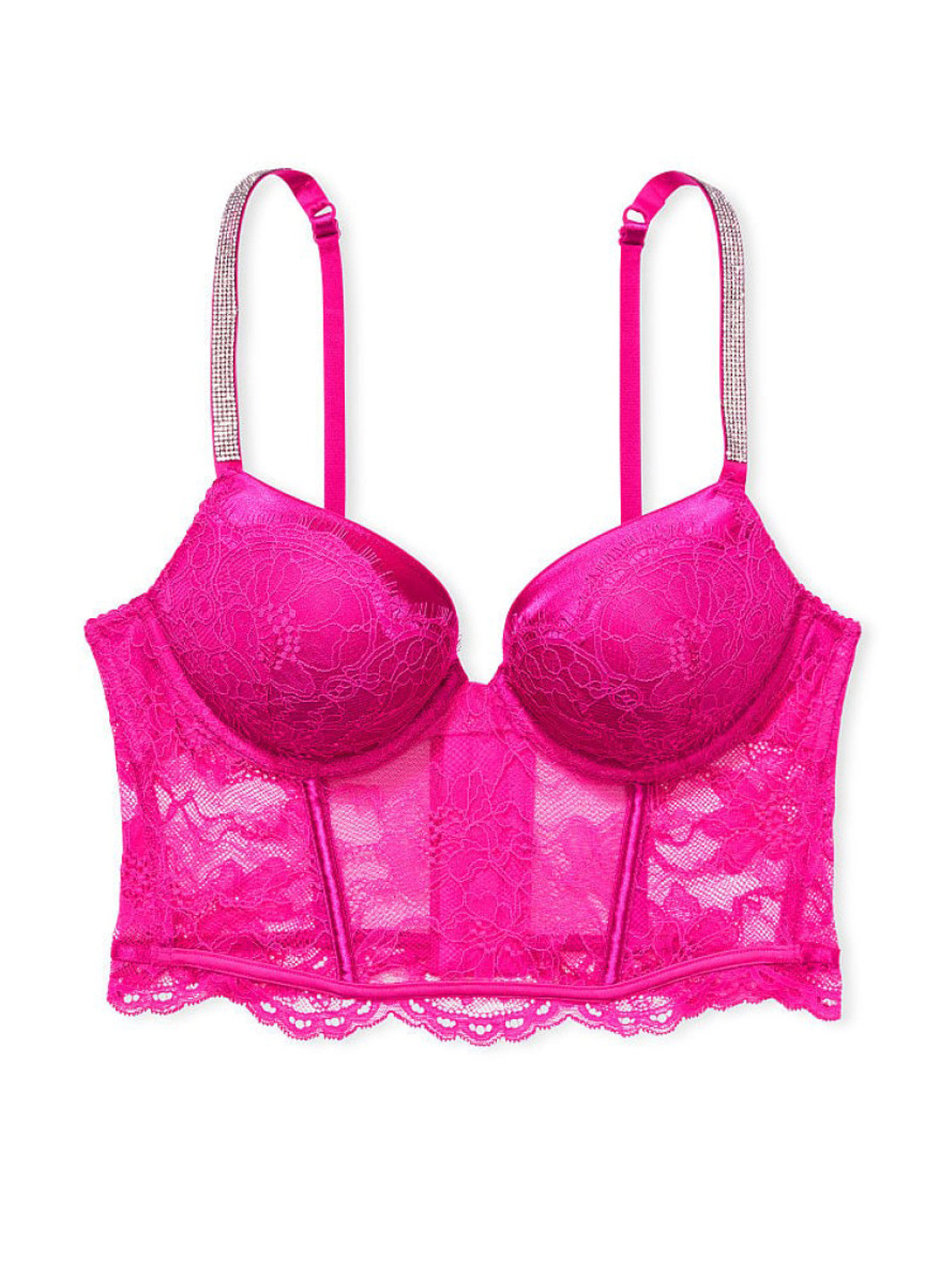 Рожевий демісезонний комплект (бюстгальтер, тусики) Victoria's Secret