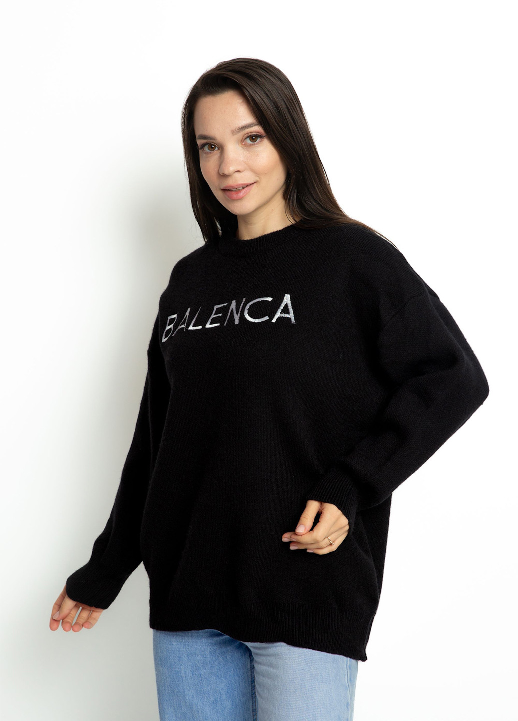 Черный демисезонный джемпер джемпер Time of Style