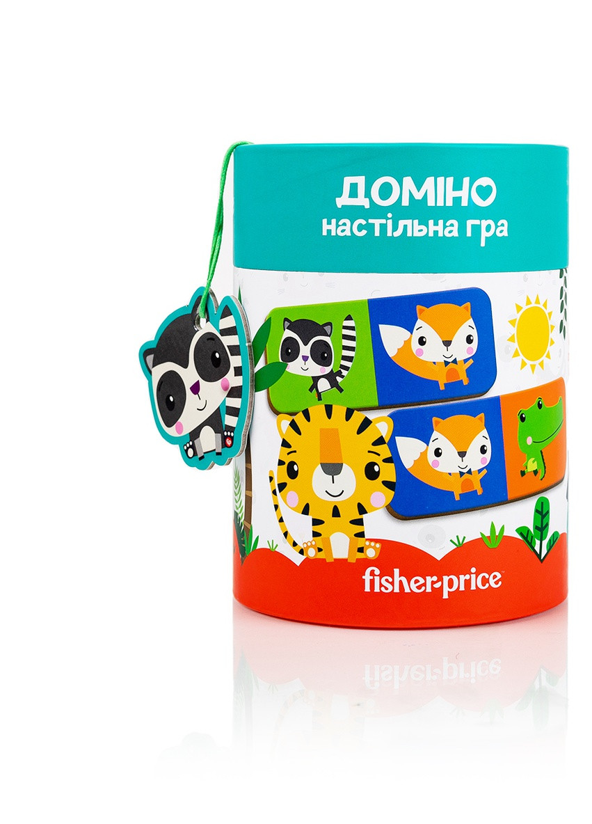 Игра настольная "Fisher Price. Домино" в тубусе VT2910-03 (укр) Vladi toys (255918000)