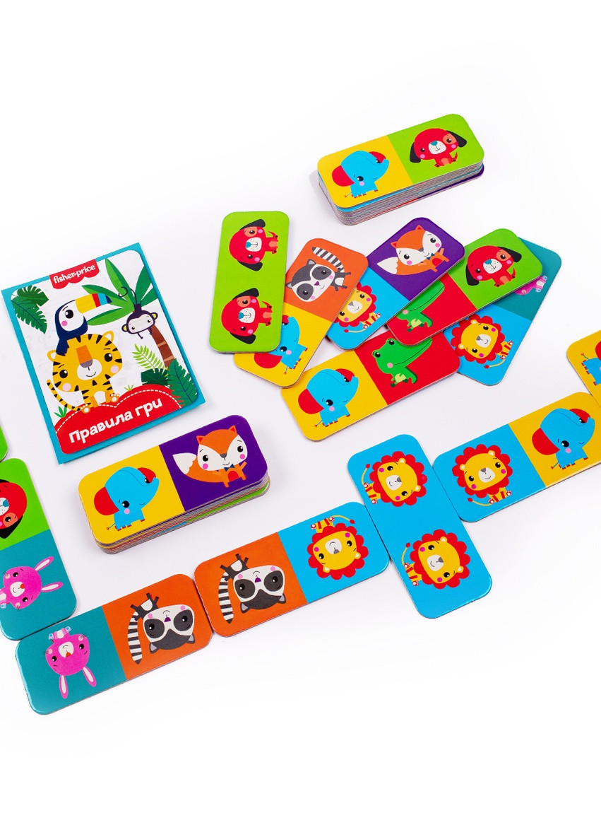 Игра настольная "Fisher Price. Домино" в тубусе VT2910-03 (укр) Vladi toys (255918000)