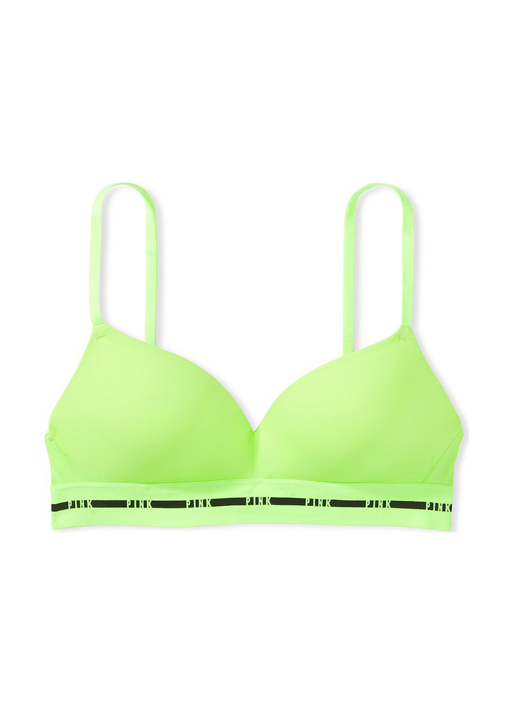 Салатовий бюстгальтер Victoria's Secret без кісточок поліамід