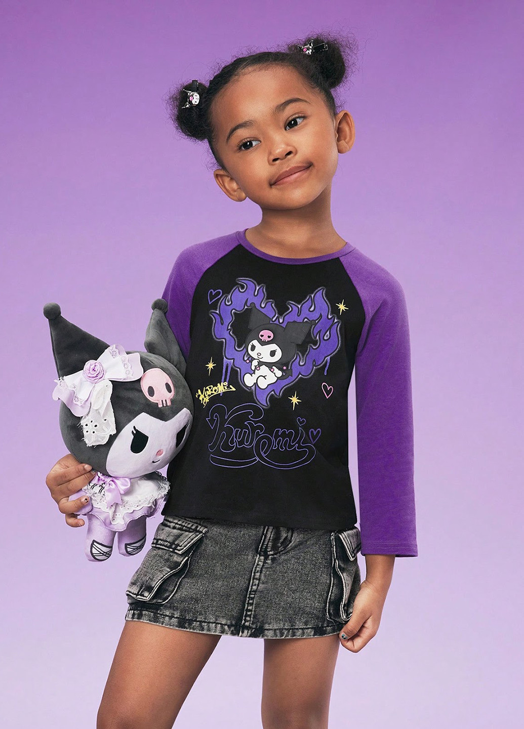 Фиолетовый демисезонный кэжуал лонгслив SHEIN с рисунком