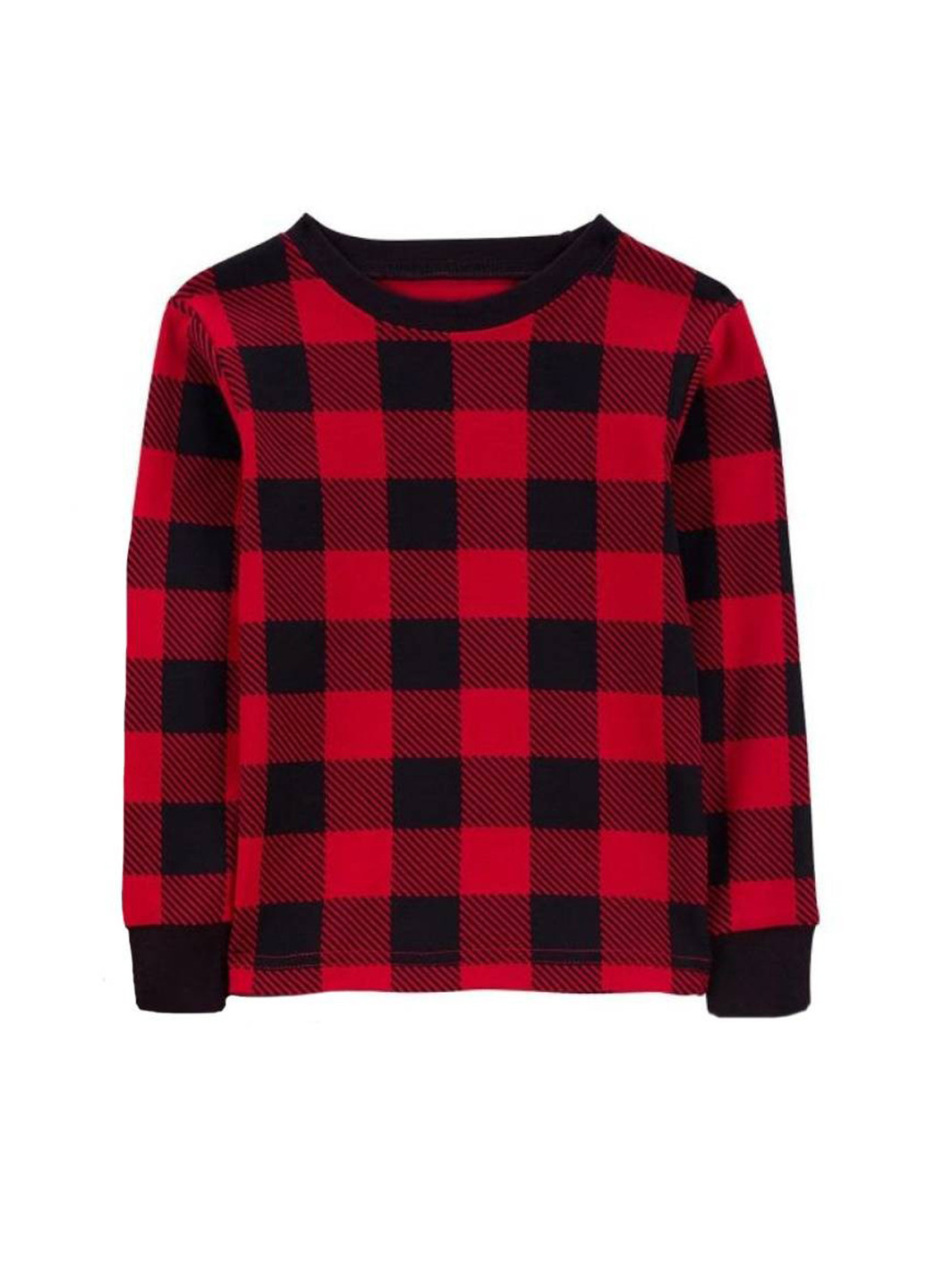 Красная всесезон пижама (лонгслив, брюки) (2 шт.) лонгслив + брюки Carter's